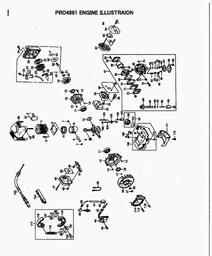 LAWNFLITE (2008) PRO4891 spare parts