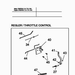 MTD-Engines 1 P 65 FWA spare parts