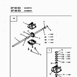 MTD SP 56 SD spare parts