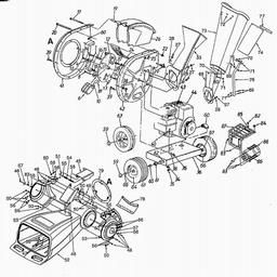 LAWNFLITE (1998) 463A / 247-463A678 CHIPPER spare parts