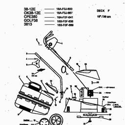 MTD 38-12 E spare parts