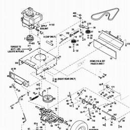 CUB CADET WIDE CUT spare parts