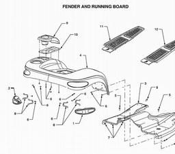 CUB CADET HDS3200/3205 spare parts
