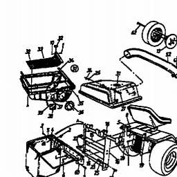 MTD 600 Boxframe,all decks,with wheel wheights,to 2001 spare parts