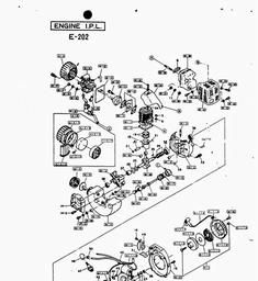 LAWNFLITE E-202 spare parts