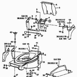 Yard-Man YM 1518 X spare parts