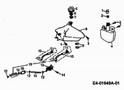 CUB CADET Miniquad 50 spare parts