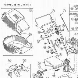 MOWMASTER (2001) 48PM / 11A-V41A600 spare parts