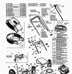 MTD SP 48 HWM spare parts