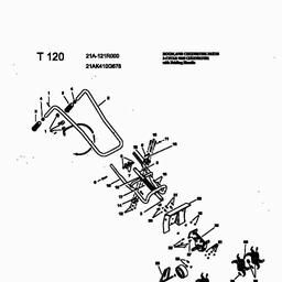 MTD T 120 spare parts