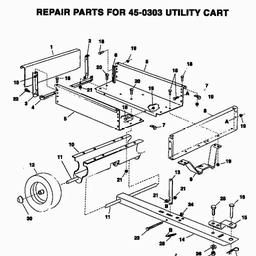 MTD 45-0303  (190-223B000) spare parts