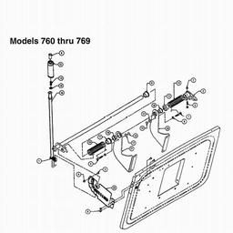LAWNFLITE (1997) 19-096 38" Deck Multch Kit spare parts