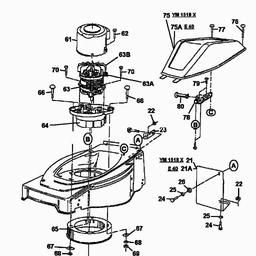 Yard-Man YM 1518 X spare parts