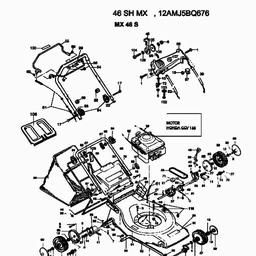 MTD 46 SHMX spare parts