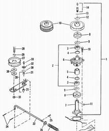 CUB CADET 1782 spare parts