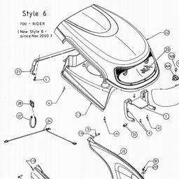 MOWMASTER (2001) RH125 / 13D3760N600 spare parts