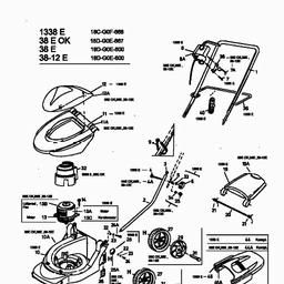 MTD 38 E spare parts