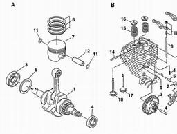LAWNFLITE (2001) SR2504 spare parts