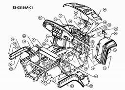 CUB CADET 4x4 Camostyle spare parts