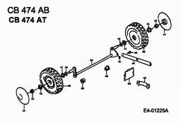 MTD CB 474 AB spare parts