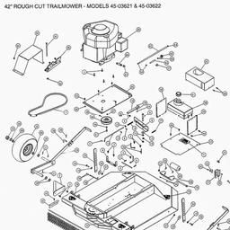 AGRIFAB 45-0362 (Trailed Mower) spare parts