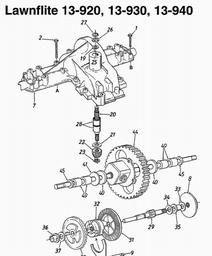 MTD (1996) 13-304P / 136C450D611 spare parts