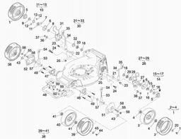 LawnFlite-Pro (2007) 553HWS-PRO spare parts
