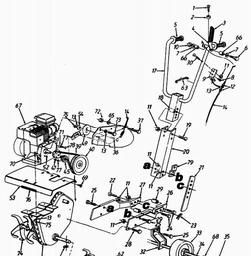 LAWNFLITE (1994/1995) 24-640 / 244(5)640A SHREDDER spare parts