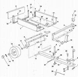 AGRIFAB UTILITY CART 45-01003, 45-0175, 01841, 45-0274, 45 spare parts