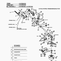 MTD 790 M spare parts