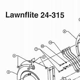 LAWNFLITE (1997) 21-390 / 216-390-678 TILLER spare parts