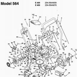 LAWNFLITE (2000) E400 / 25A-564A659 EDGER spare parts