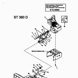 MTD ST 380 D spare parts