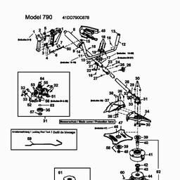 MTD 790 spare parts