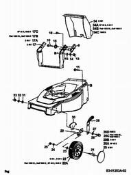 MTD E 45 V spare parts