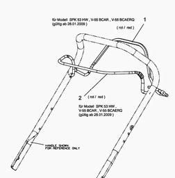 MTD SPK 53 HW spare parts