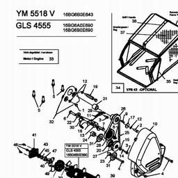 Yard-Man YM 5518 V spare parts