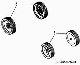 MTD SP 46 B spare parts
