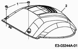 MTD E 33 W spare parts
