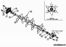 MTD VG 40 BM spare parts