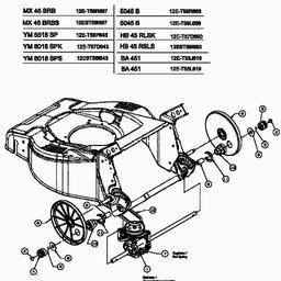 Yard-Man YM 6018 SPK spare parts