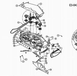 CUB CADET FMZ 50 spare parts