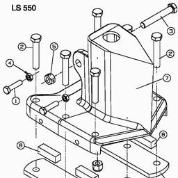MTD LS 550 spare parts
