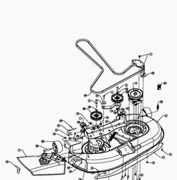 CUB CADET RZT-42 spare parts