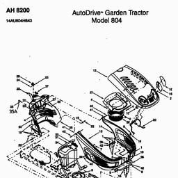 Yard-Man AH 8200 spare parts