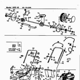 MTD GES 45 spare parts
