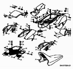 CUB CADET SP 100 spare parts