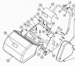 LawnFlite-Pro TD500GH 2005 spare parts
