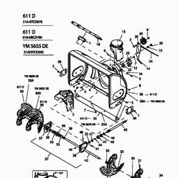 Yard-Man YM 5655 DE spare parts