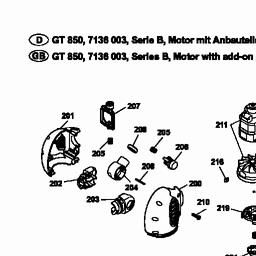Wolf-Garten GT 850 spare parts